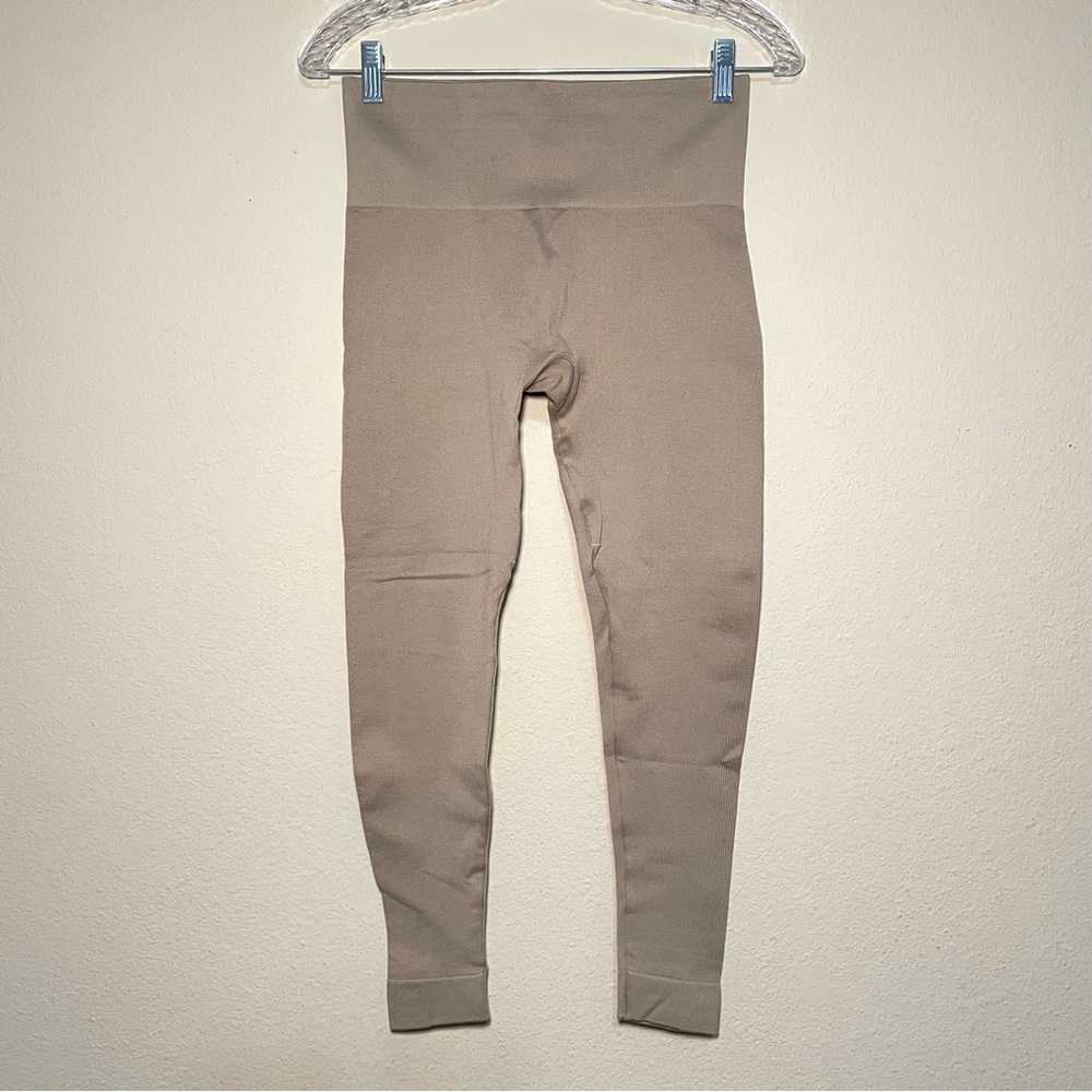 Set Active Sculptflex Leggings Sand Light Brown/Tan Seamless Size Medium